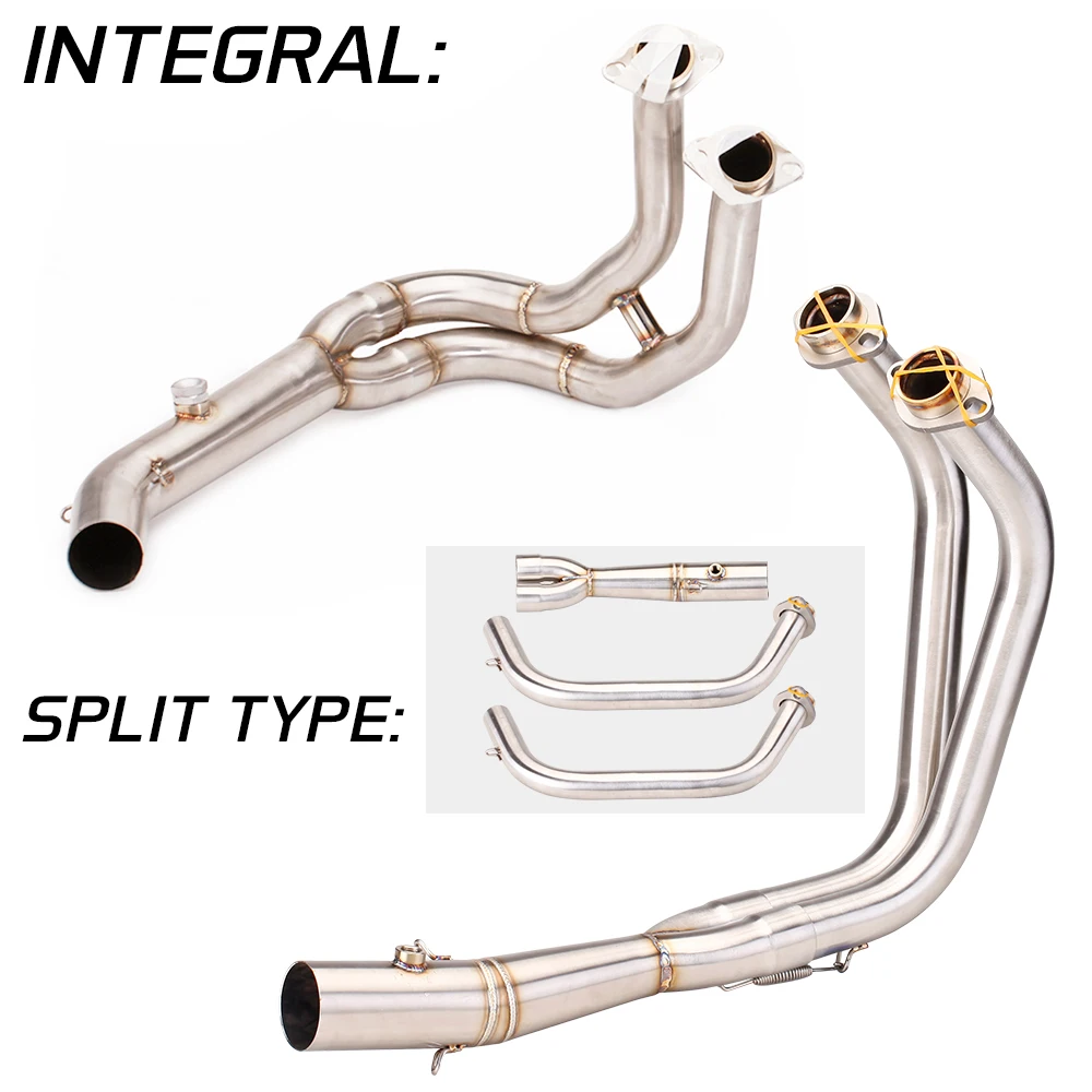 Motorcycle Yoshimura Exhaust System Modified Front Middle Link Pipe