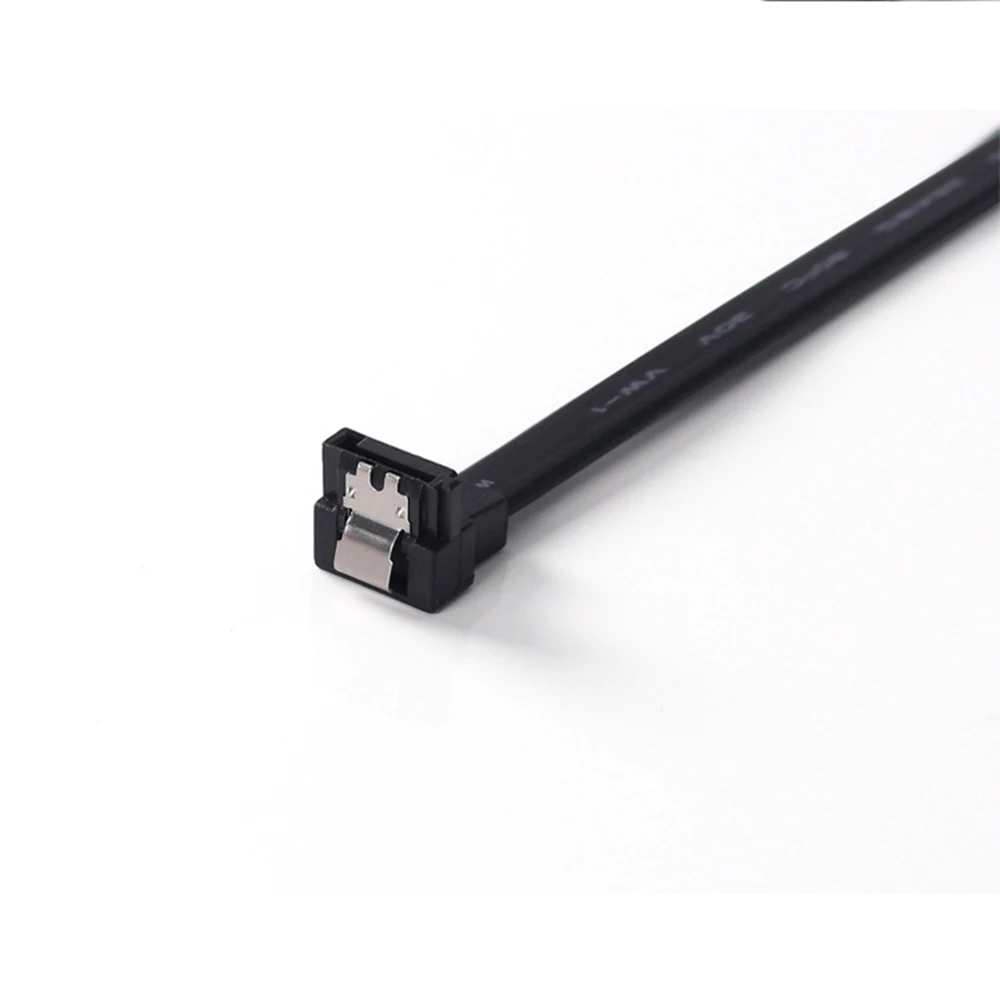 SATA 3,0 кабель для жесткого диска SSD цифровой кабель для передачи данных Универсальный драйвер Материнская плата синий компьютерный адаптер 90 градусов прямое соединение