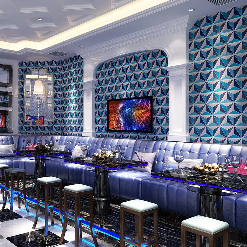 

Geometric Abstract 3d Wallpapers For Living Room Decoration Rhombus Personalized Pvc Wall Paper Roll For Walls Vinilo Pared