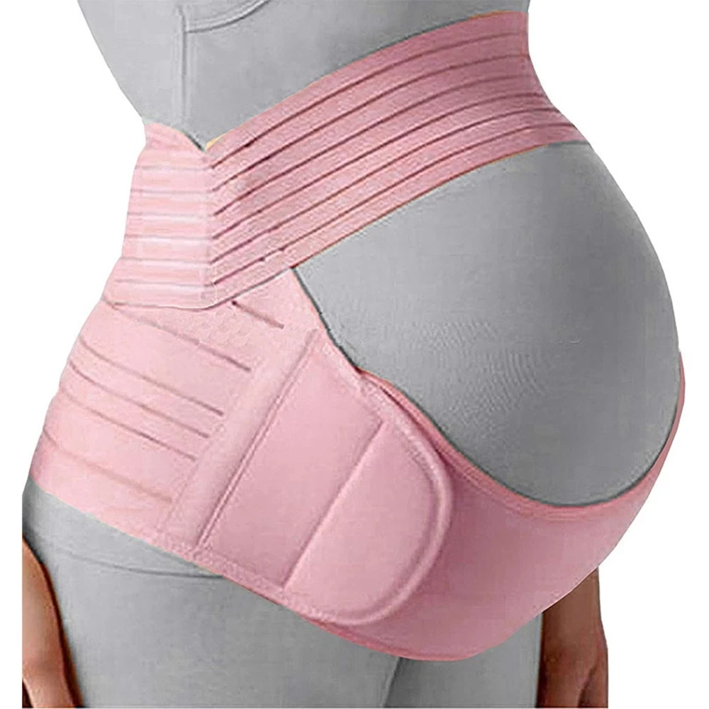 Pregnant Women Support Belly Band Back Clothes Belt Adjustable Waist Care Maternity Abdomen Brace Protector Pregnancy adjustable self heating magnetic therapy brace waist belt lumbar lower back support massage brace black