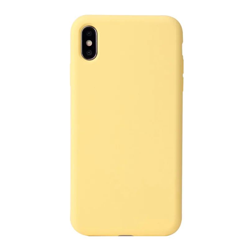 Жидкий силиконовый чехол для IPhone 11 Pro Max чехол для Apple XS Max XR X 8 7 6 6s Plus Полный Чехол новая коробка без логотипа 1:1 - Цвет: Yellow 4B