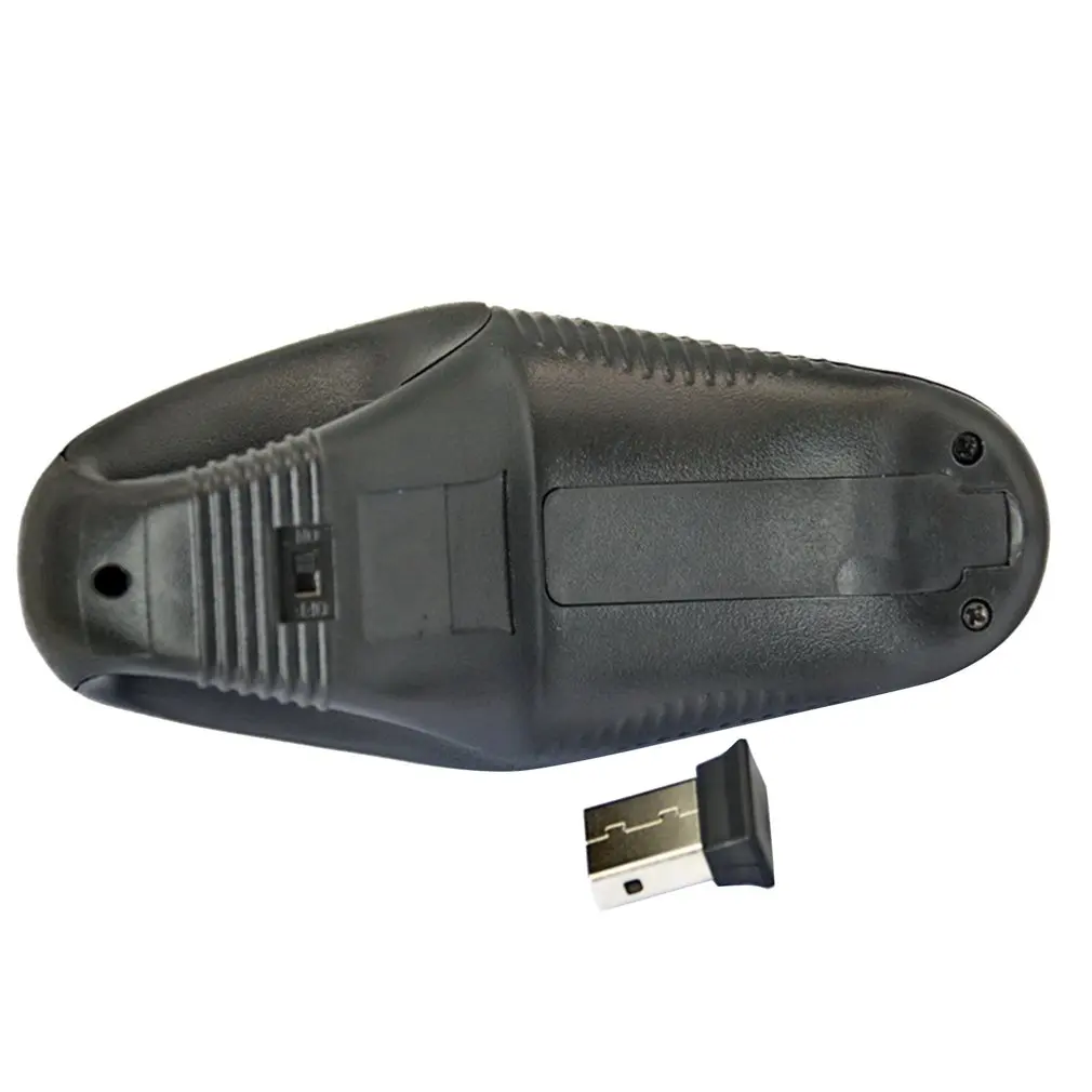 Беспроводная мышь USB Портативная Черная 1000DPI палец с использованием оптического