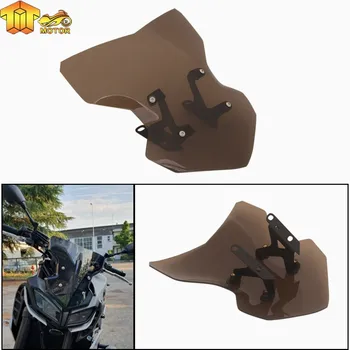 

For FZ07 MT07 Windscreen Motorcycle Windshield Flyscreen with hardware 2017 2018 FZ-09 MT 09 MT09 Wind Deflector Wind Fly Shield