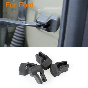 

QCBXYYXH 4pcs/lot Car styling Door Check Arm Protection Cover For Ford Fiesta Mondeo Ecosport Explorer Kuga Focus Edge