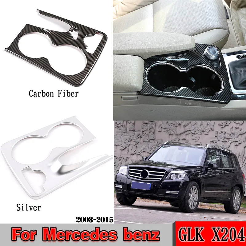 ABS Хромовая/углеродная консоль фотообложка отделка для Mercedes Benz GLK X204 2008 | Лепнина для интерьера -1005001334724923