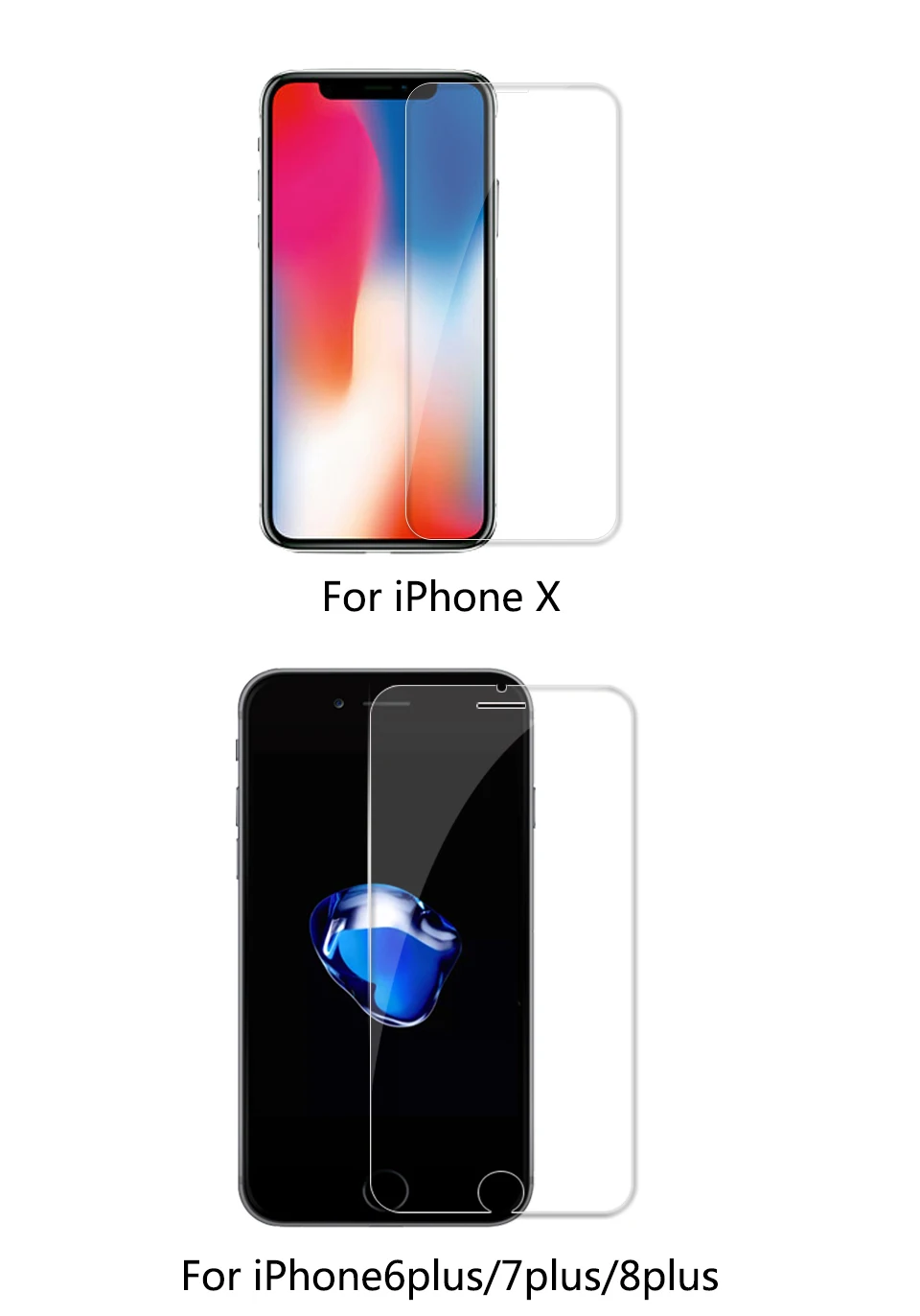 Gourde, защитное закаленное стекло для iphone 7, 8, 6, 6s Plus, X, XS, MAX, стекло для iphone xr, Защитное стекло для экрана iphone 7, 8, 5, 5S, SE