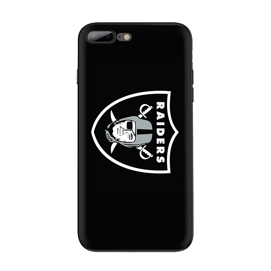 Мобильный чехол для телефона TPU для iPhone 11 Pro XR X XS Max iPhone 7 8 6 6s Plus 5 5S SE чехол Окленд рейдеры - Цвет: B12