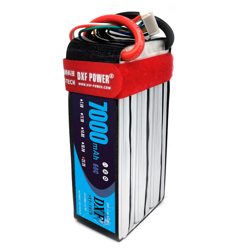 Аккумулятор DXFlipo 22 2 в 7000 мАч 60C 6S Lipo AKKU для Trex 600 700 вертолет Радиоуправляемый