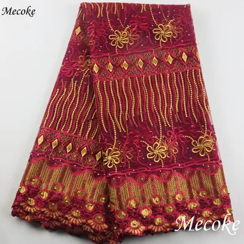 

Big collection 2019 selling african Tulle lace fabric high quality african France lace fabric for Embroidery Swiss voile lace