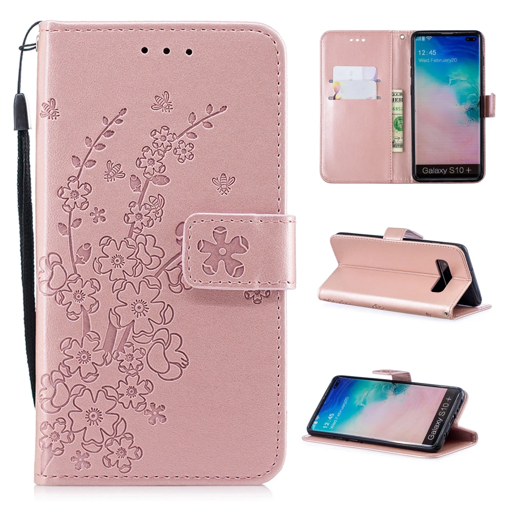 

Soft Silicon Wallet Flip Cover For Samsung S10 S10E S9 S8 S7 S6 S5 Plus Edge For Samsung S5 S6 S7 S8 S9 S10 Plus Case TPU Cover