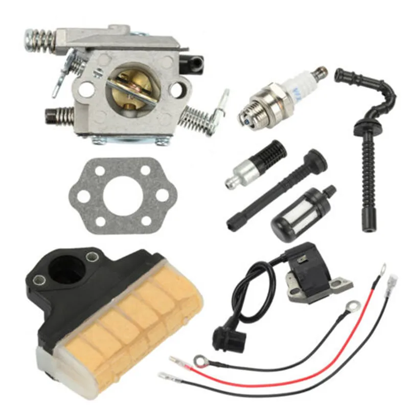 Carburetor Carb Ignition Coil for Stihl Chainsaw 021 023 025 Ms210 230 250 Air Fuel Filter Gasket Carb Power Tool Accessory