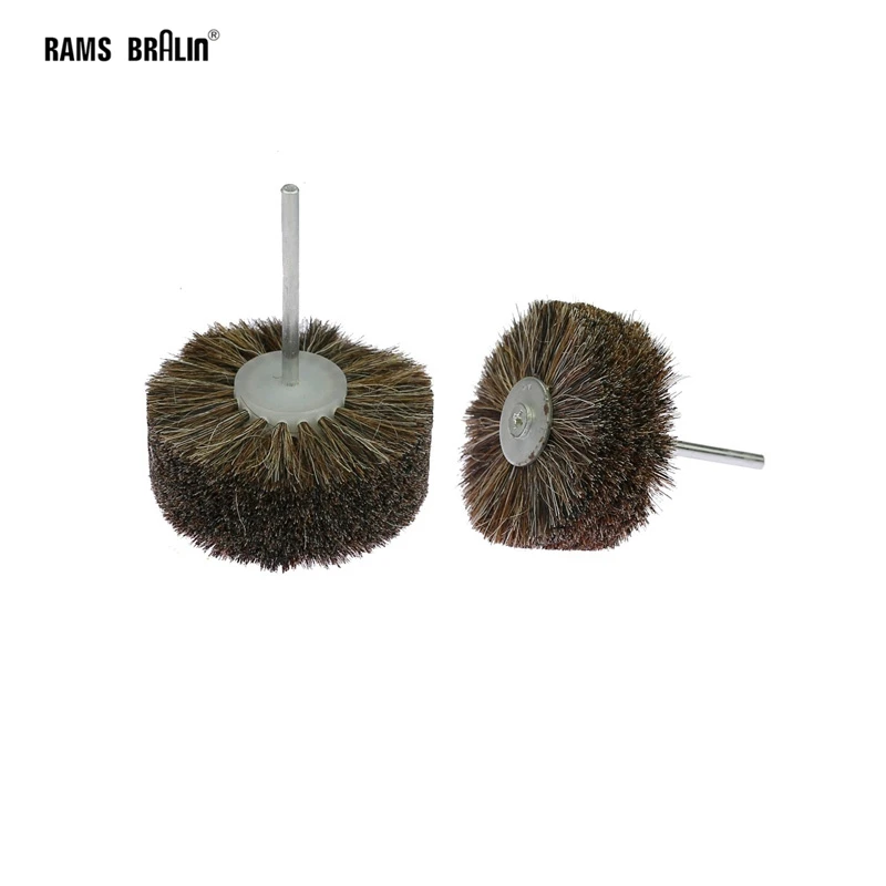 XMHF Lot De 18 Brosses De Polissage Rotatives - Poils Nylon, Queue 3 Mm, Pour Décapage Et Nettoyage