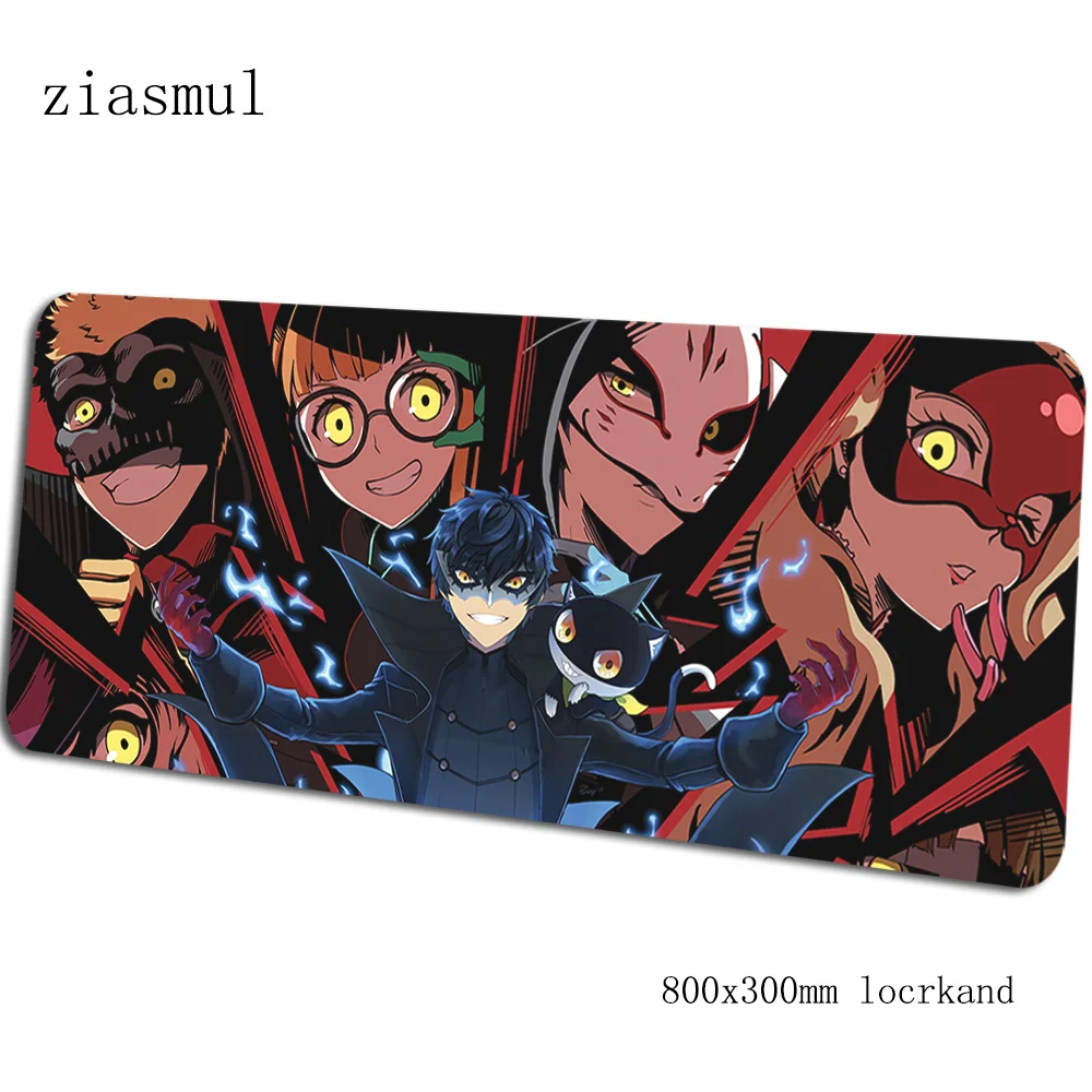 Persona 5 Коврик для мыши геймер властный 800x300x3 мм notbook коврик для мыши игровой коврик для мыши профессиональный коврик для мыши ПК настольный коврик для мыши - Цвет: pattern 11
