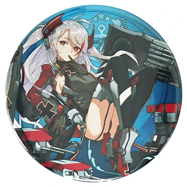 Azur Лэйн игровой значок аниме Кага ДЖАВЕЛИН Энтерпрайз warspell Hornet Hiryuu PRINZ EUGEN металлический значок брошь булавки - Окраска металла: 04 PRINZ EUGEN