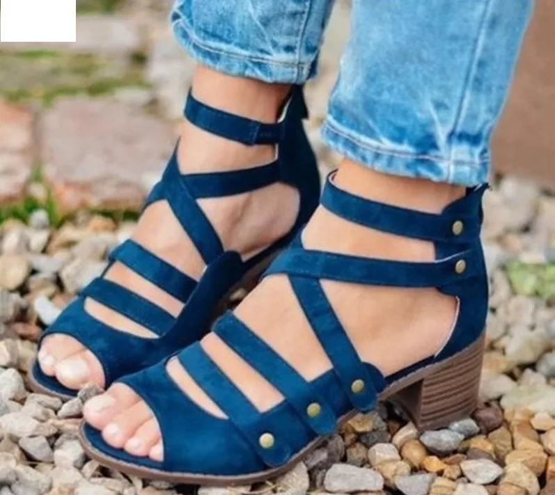 

2019 Large Size Sandals WOMEN'S Flat Shoes Summer Summer Women Flat Sho