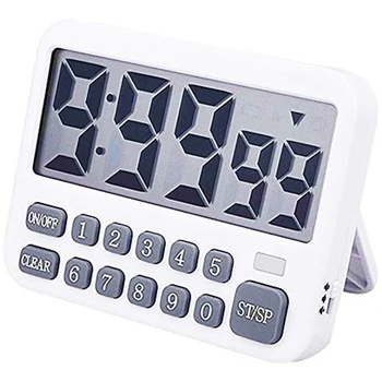 

Digital Kitchen Timer Magnetic Countdown Up Cooking Timer Clock with Magnet Back, Loud Alarm, Large Display Hours Minutes and Se