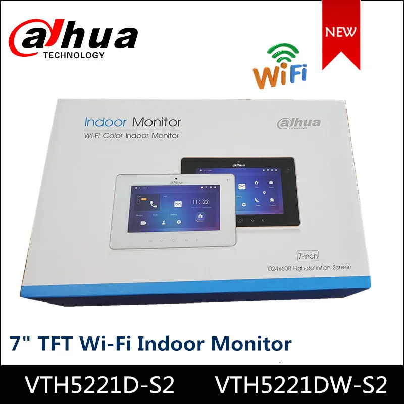 Видеодомофон Dahua VTH5221D VTH5221DW Wi Fi сенсорный экран 7 дюймов для системы