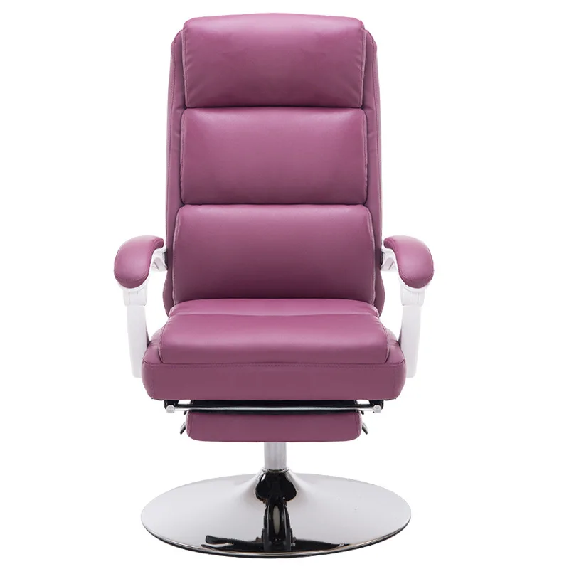 footrest purple Многофункциональное массажное кресло для салона красоты, кровать, Парикмахерская, для стрижки волос, для лица, для татуажа, офисное, для дома, поворотное кресло, сиденье - Цвет: footrest purple