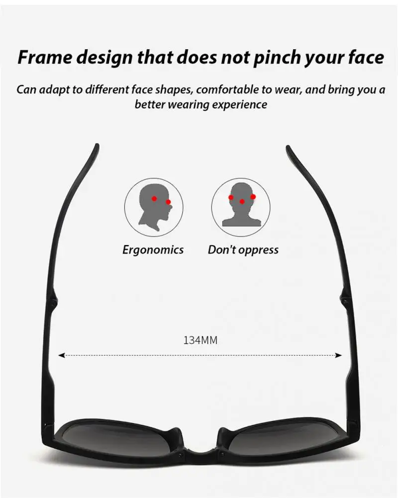 Sunglasses Driving Mirror Sun Glasses Foldable Goggles Ultralight Sunglasses Anti-ultraviolet Sunglasses HD UV Protection Retro designer sunglasses for women