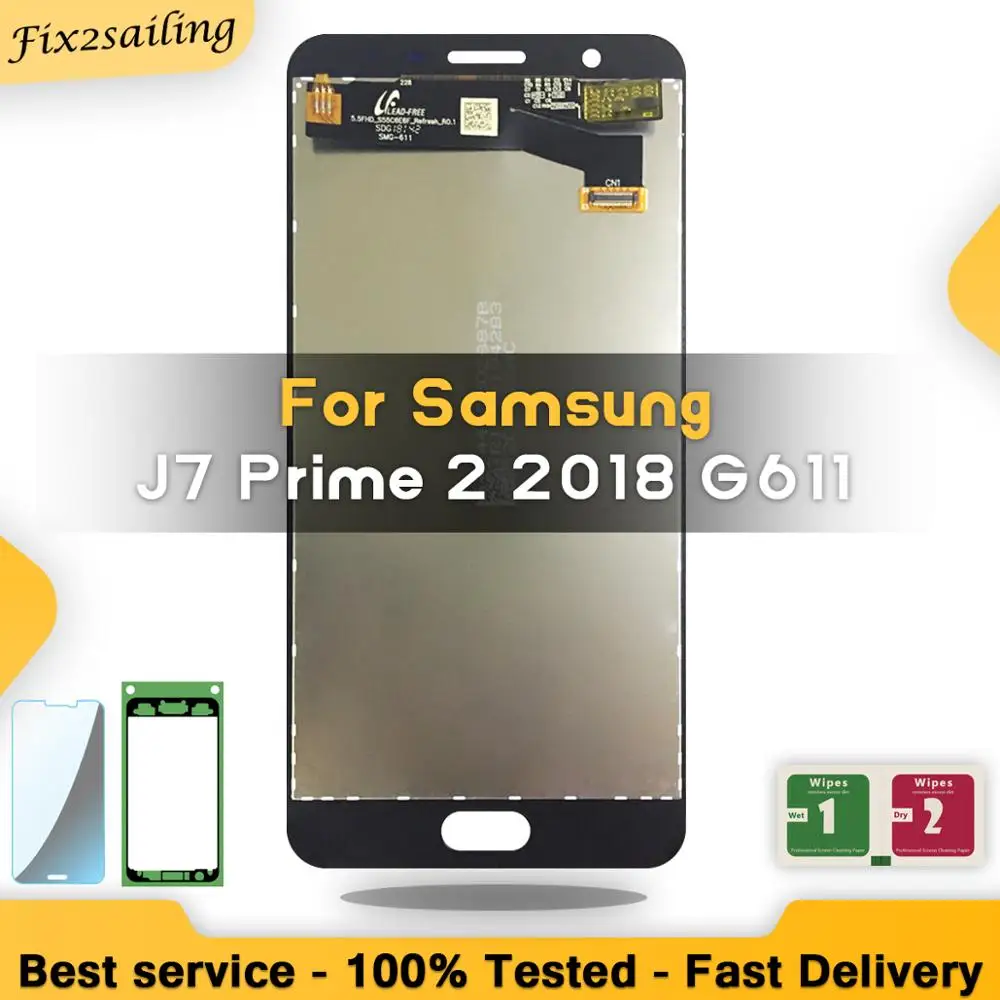 

New LCD Replacement For Samsung Galaxy J7 Prime 2 2018 G611 G611F LCD Display Touch Screen Digitizer Assembly