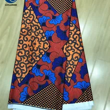 LIULANZHI африканская Атласная Ткань 5 ярдов Новое поступление нигерийский атласный принт ткань для платья ML8X104-ML8X111