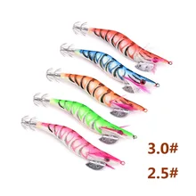 

Fake Shrimp Hook Wood Bait 85mm/11g 115mm/14gFishing lure Wobbler Squid Jig Hard Bait Artificial Lure jigging Lure Octopus Bait