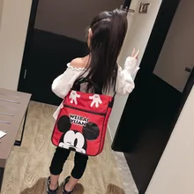 Дисней девушки Микки Маус леди мультфильм леди сумка через плечо модные сумки девушка подарок Сумочка родитель-ребенок посылка