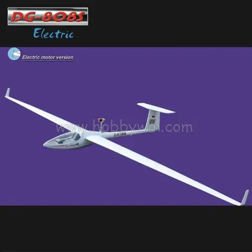 DG 808S Электрический планер 4000 мм ARF с мотором Spinner Propeller Esc Servo RC модель Sailplane