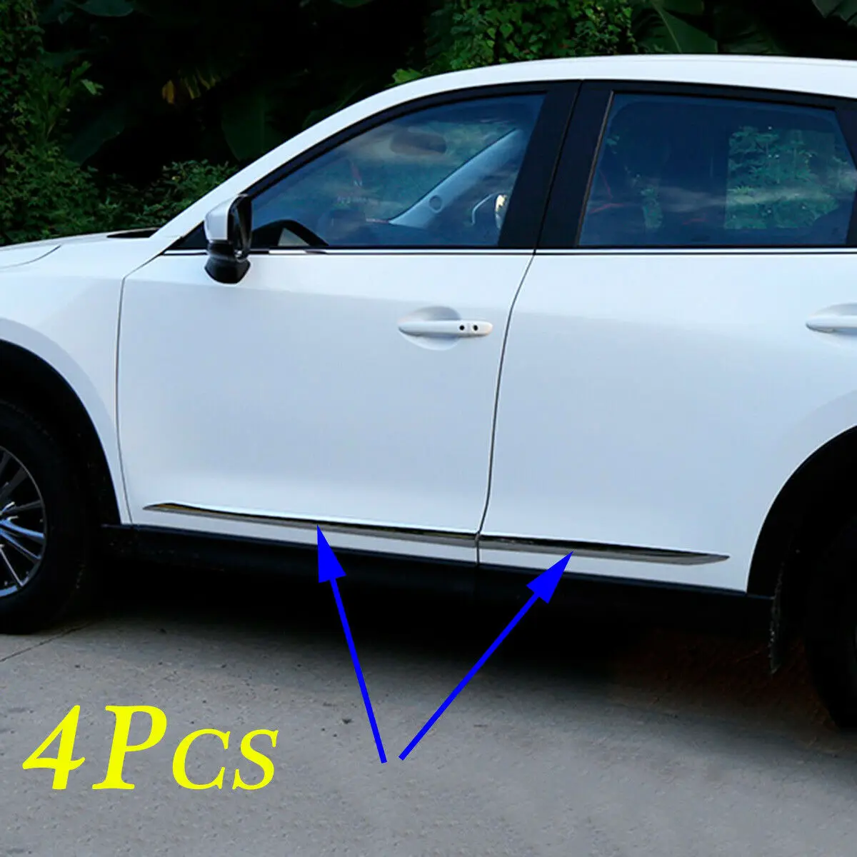 Хромированные автомобильные аксессуары подходят для Mazda CX5 CX 5 KF 2017 2018 2019 2020 корпус