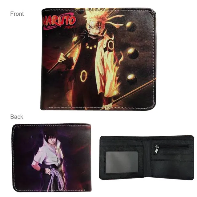 Black Clover Anime Wallet Bifold With Coin Pocket Card Id Holders