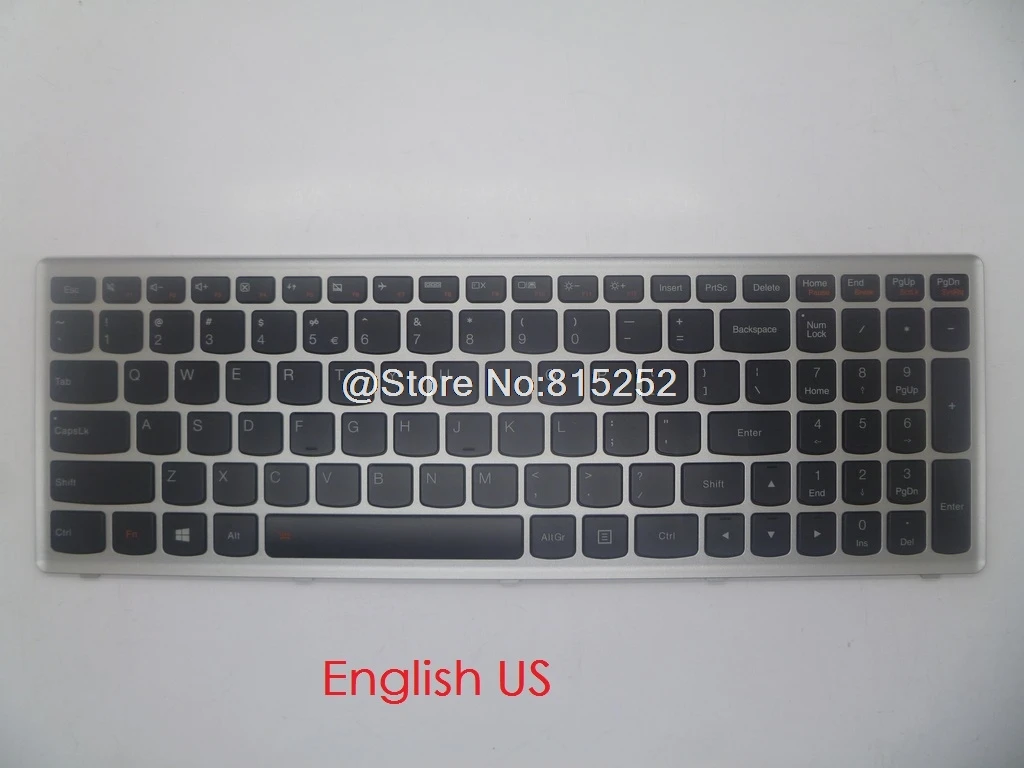 Клавиатура для ноутбука Lenovo Z710 U510 английский США Испания SP Турция TR Венгрия HG