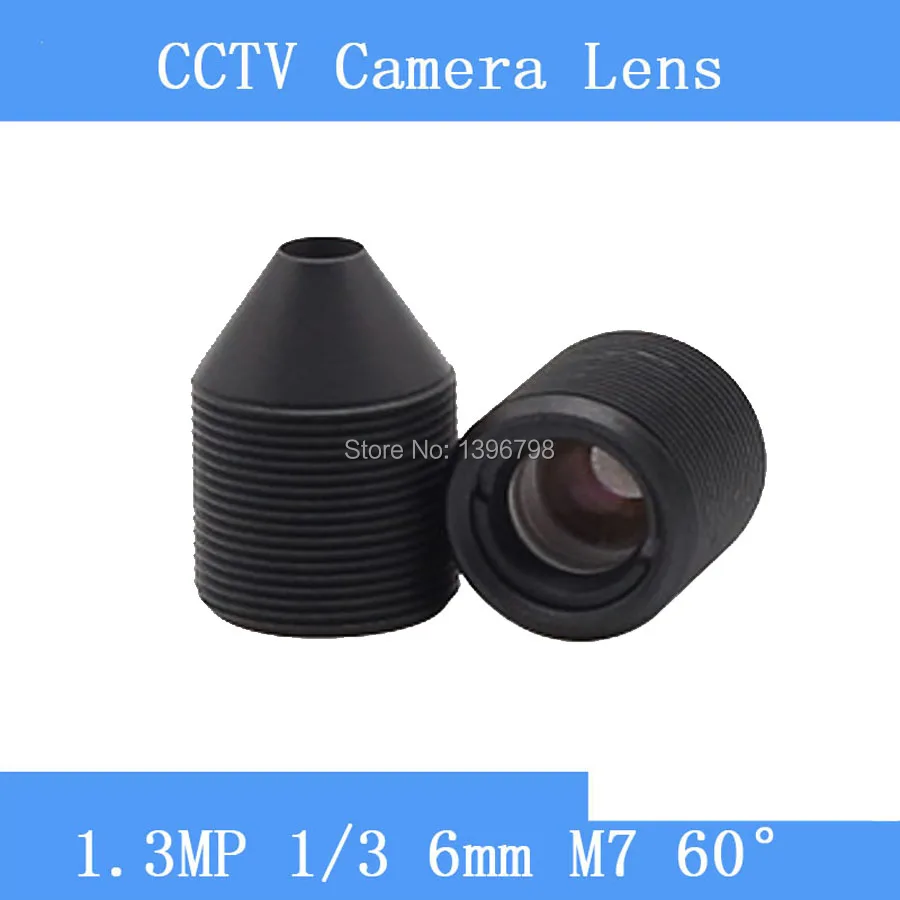 PU'Aimetis HD cctv объектив 1.3MP 1/3 HD 6 мм камера наблюдения 60 градусов Инфракрасный M7 объектив резьба