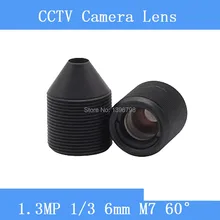 PU'Aimetis HD cctv объектив 1.3MP 1/3 HD 6 мм камера наблюдения 60 градусов Инфракрасный M7 объектив резьба