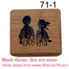 Zen Zen Zense Your Name Anime Music Box Wind Up Anime Fans Girl Birthday Toy Christmas Gifts for Girlfriend Wood Home Decor 2