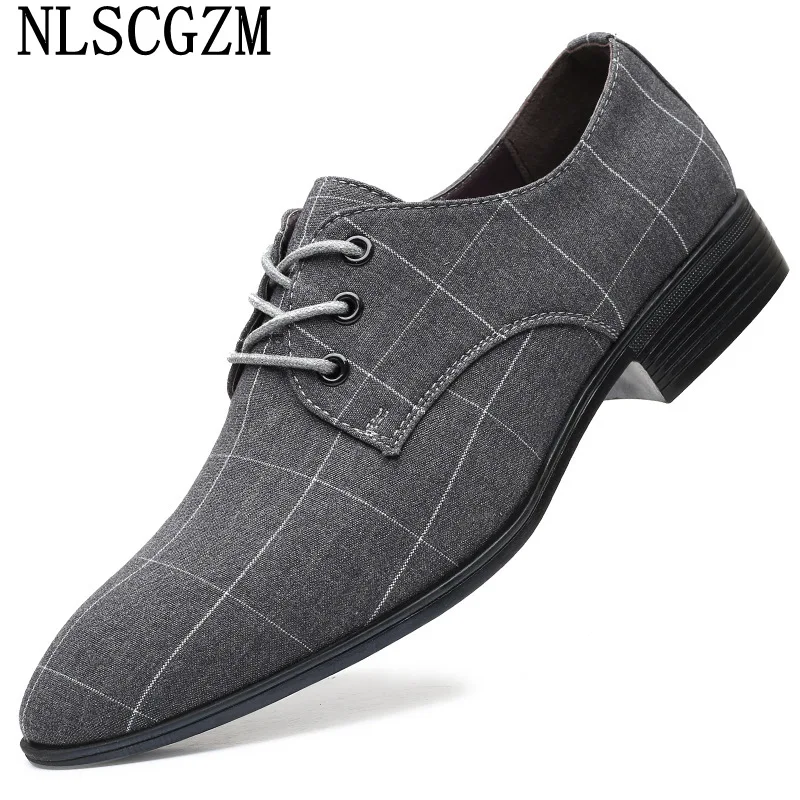 

Formal Canvas Shoes Men Coiffeur Party Shoes for Men 2024 Derby Mens Italian Dress Shoes Sapato Social Masculino Sapatos Homem