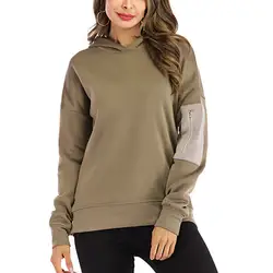 Женские Модные толстовки с капюшоном пуловер повседневные свободные толстовки с капюшоном и длинными рукавами 2019 Демисезонный свитер для