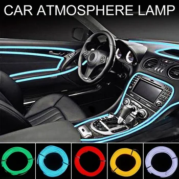 

EL Wire Flash Rope Tube Cable LED Strip Flexible Neon Lamp Glow String Light For Car Decoration Sewing Edge Car Styling