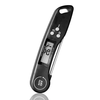 

Instant Read Meat Thermometer - Ultra Fast Thermometer with Backlight & Hold. Digital Food Thermometer for Kitchen, Outdoor Cook