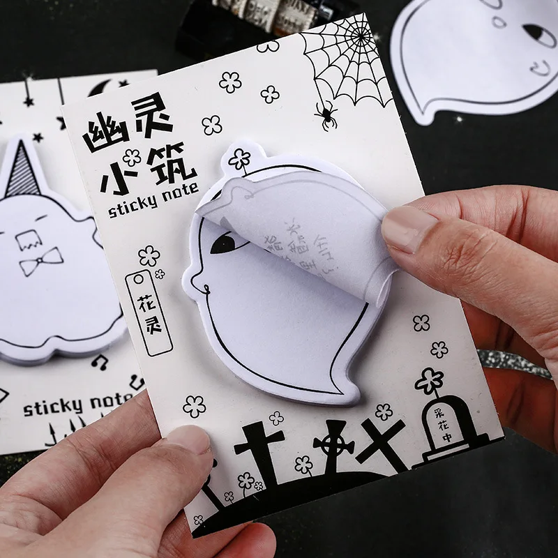Бумага Mister Sticky Notes Greedy Evil spirts серия креативные милые забавные заметки для сообщений съемные самоклеящиеся заметки 4-30 листов