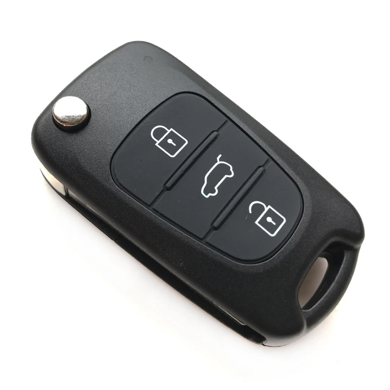 Складной чехол для ключей с 3 кнопками KIA Rondo Rio Soul Sportage Sorento K5 K2 Hyundai I20 I30 I35 корпус