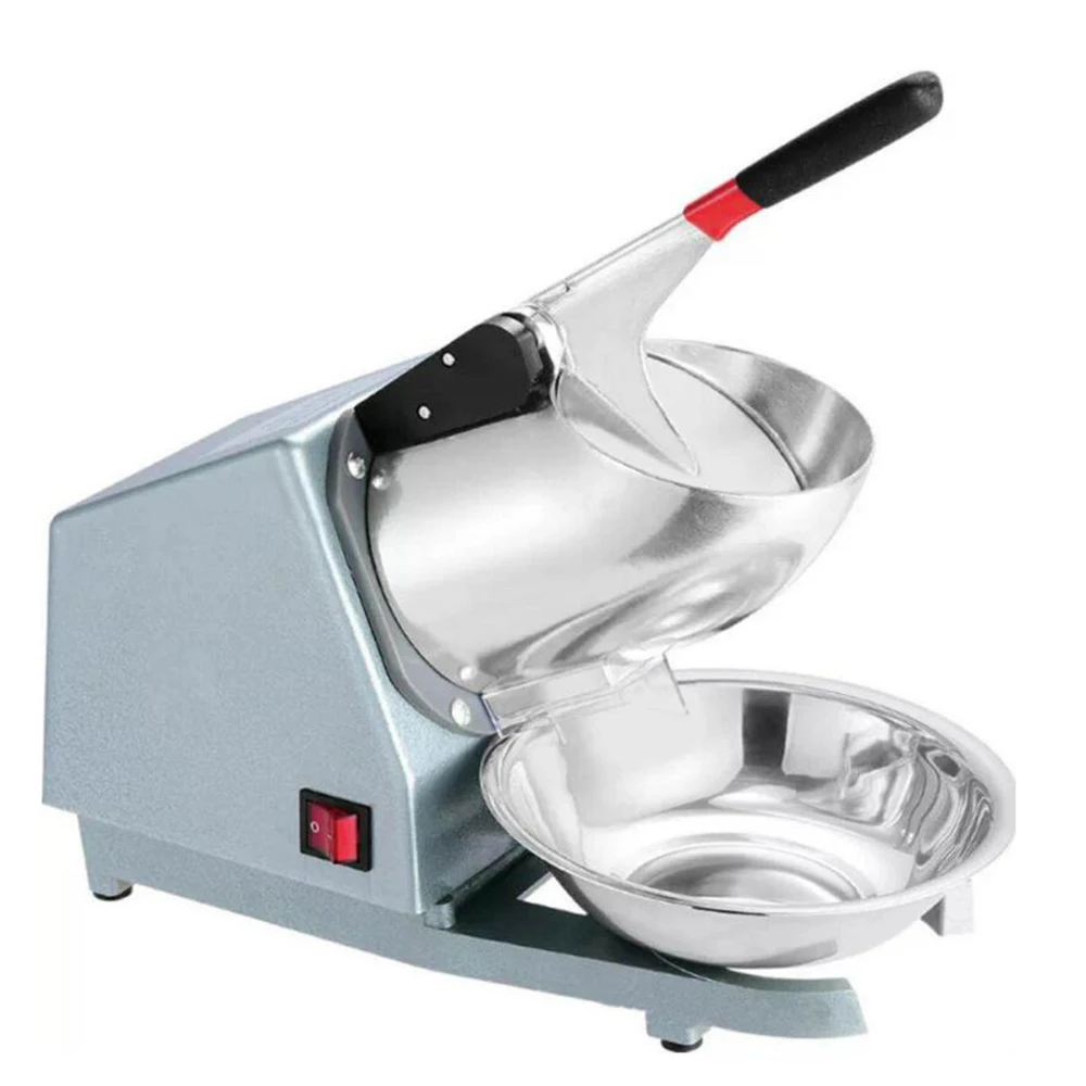 

Commercial Electric Ice Crusher Machine 220V Home Ice Shaver Summer Ice Dessert Cold Drinks Maker Seafood Keep Fresh