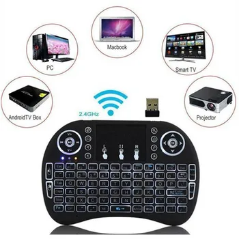 

Mini Wireless Keyboard Air Mouse Touchpad Handheld 2.4G Ultra-Thin Sleek Design for Windows, Computer, Desktop, PC, Notebook