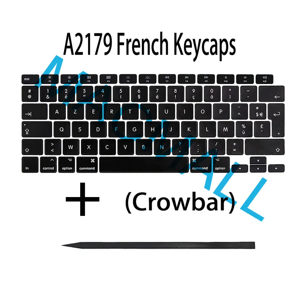 Новые французские колпачки для клавиш A2179 с рукояткой Macbook Air Retina 13 дюймов 2020 года
