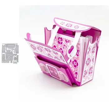 

JC Schoolbag Backpack Bag Metal Cutting Dies Scrapbooking Die Cut Card Make Shape Stencil Craft Mold Decor Template New Design