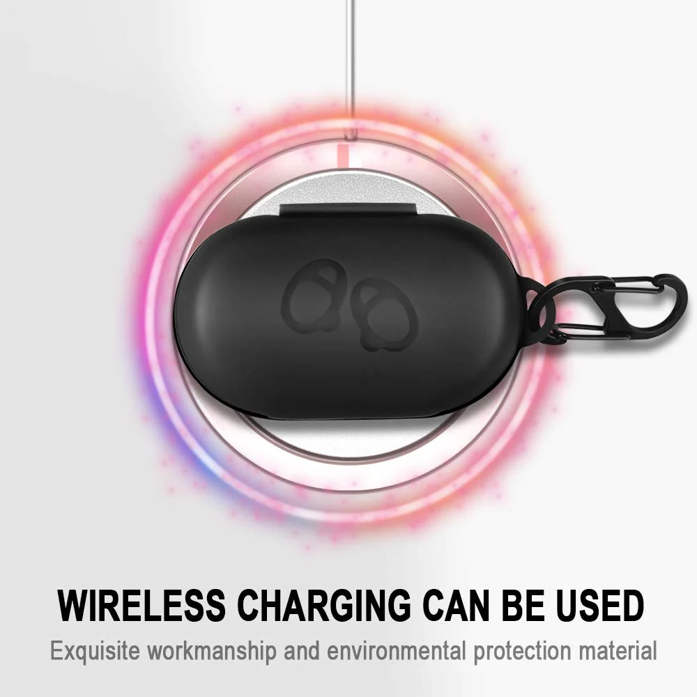 Carrying Case TPU Full Protective Cover with Keychain For Samsung Galaxy Buds Buds+ Plus Wireless 2020 2019 Earbuds Accessories