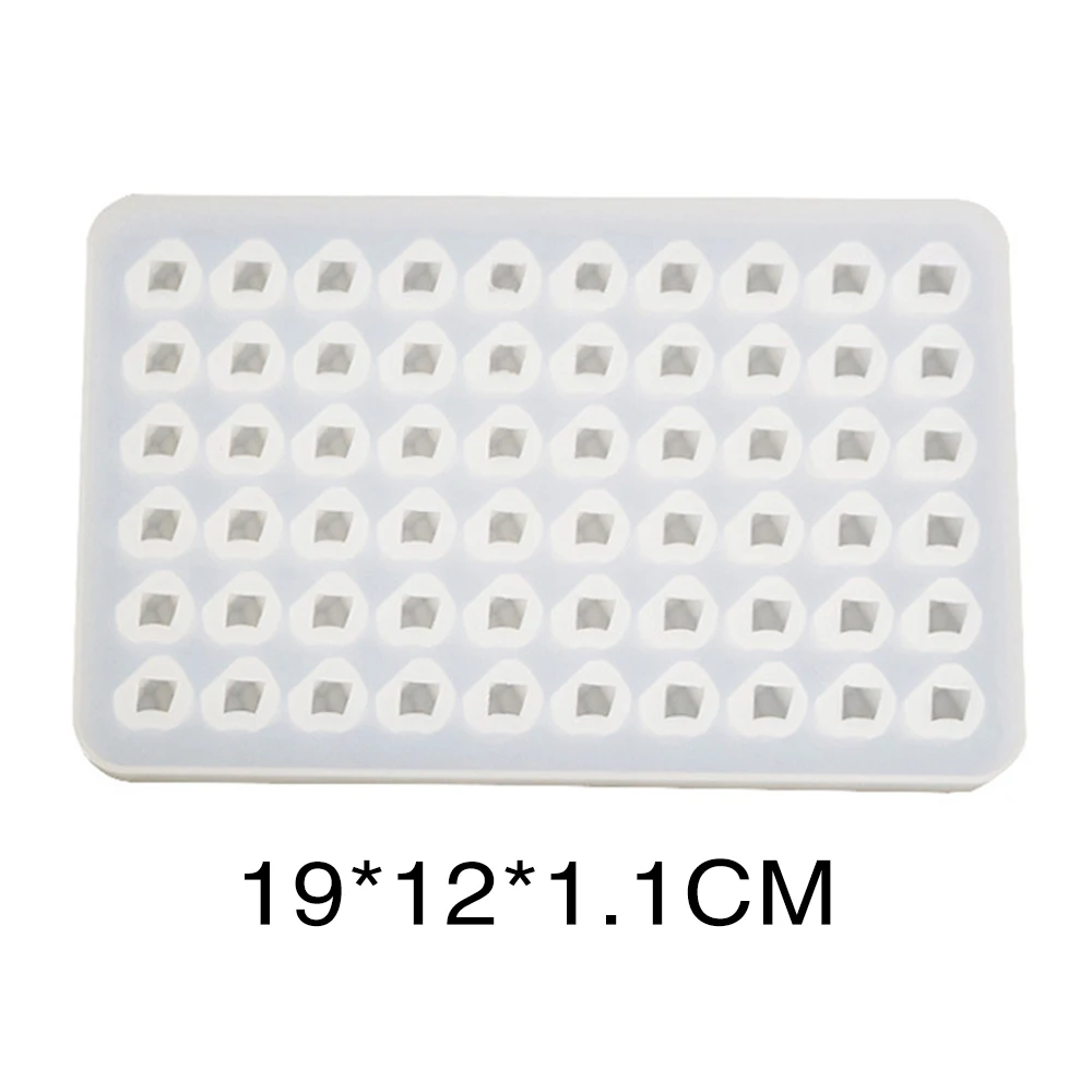 New Transparent Silicone Mold Resin Decorative Craft DIY 60 ice cube combinations Mold epoxy resin molds for jewelry