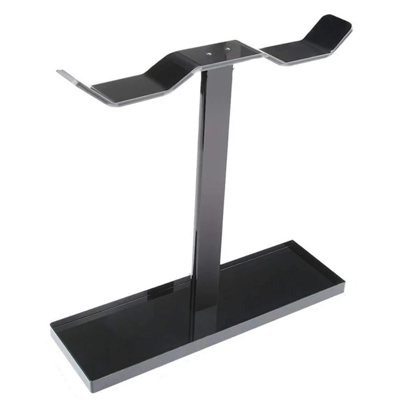 Portable Bidirectional Headphone Stand Acrylic Dual Balance Headset Stands Gaming Headset Holder Mount
