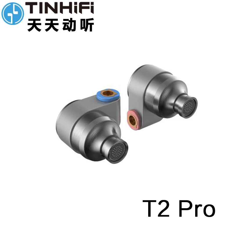 Олово HIFI Олово T2/T2 Pro 3,5 мм в ухо наушник двойной динамический привод HIFI наушники бас DJ металлические наушники MMCX съемная гарнитура - Цвет: T2 Pro