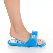 1 шт. очиститель для ног для душа мойка для ног Уход за ногами домашний каменный Массажер для ванной синий