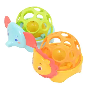 

RCtown Soft Baby Animal Ball Toy with Light and Sound Educational Toys (6 Pieces)